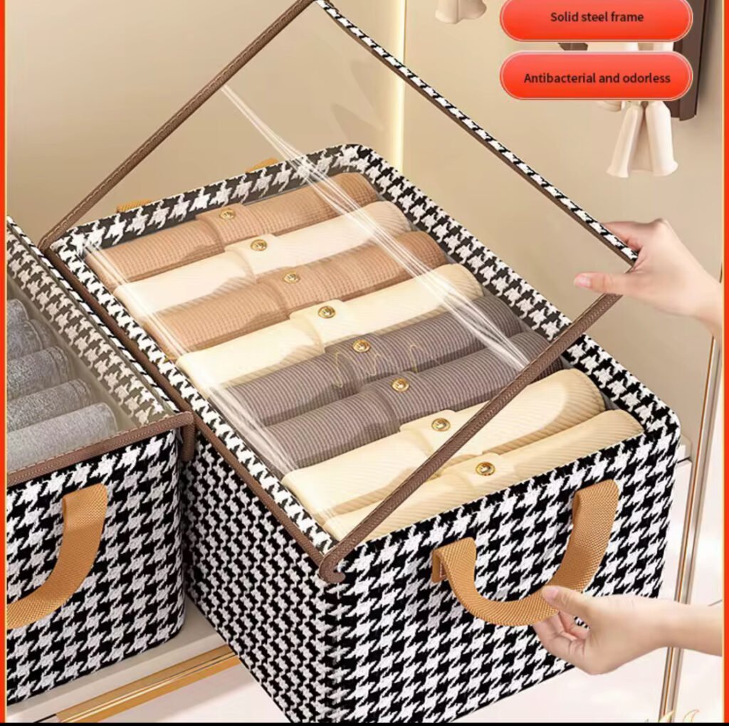 Box Multifonctionnel pliable avec couvercle