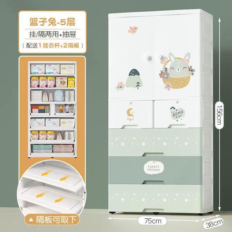 Armoire /Tiroirs de rangement en plastique – MODELE FOREST FRIENDS -DAKAR