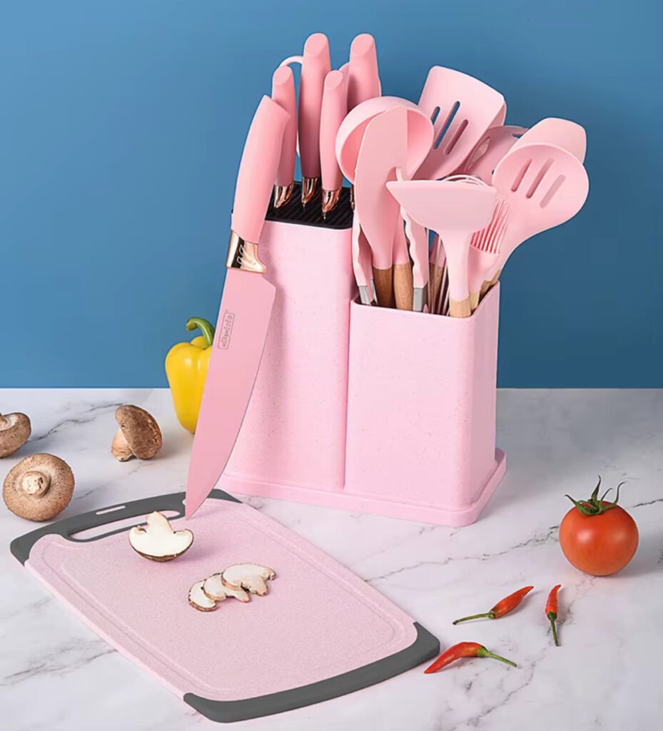 Kit ustensiles de cuisine 19 pièces