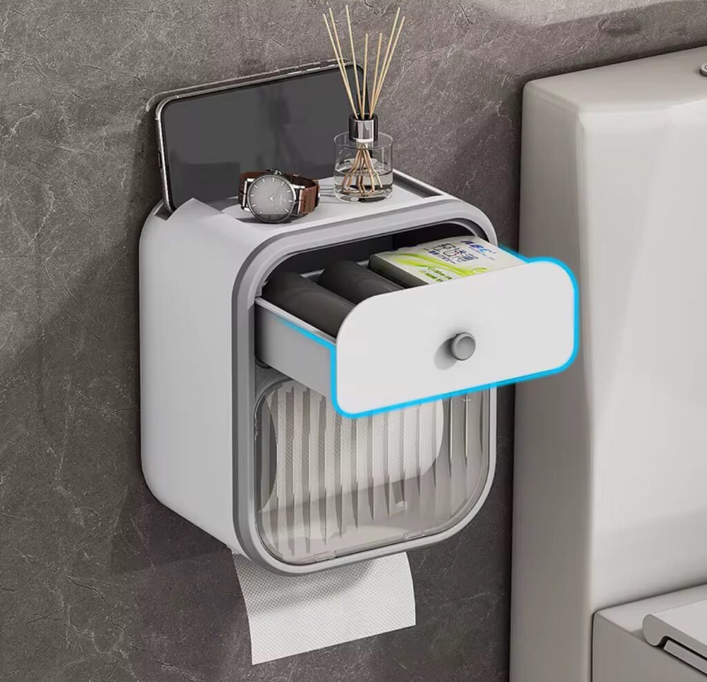 Support Mural de Papier Toilette
