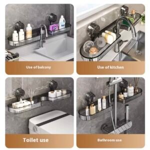 Support Mural Ventouse Pliable en Acrylique
