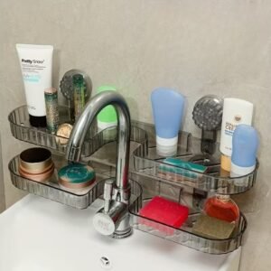 Organisateur de lavabo ou évier en acrylique