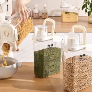 Bocaux hermétiques pour céréales et produits ménagers avec doseur 2800ml