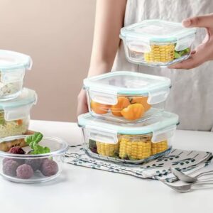 Lot de 3 Lunch Box en Verre Hermétiques